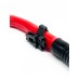 Трубка для плавания DiveProduct Libra, сухая, красная/черный силикон