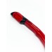 Трубка для плавания DiveProduct Libra, сухая, красная/черный силикон